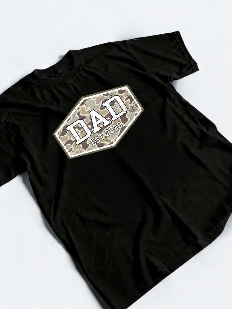 Camo Dad Father‘s Day Gift T-Shirt