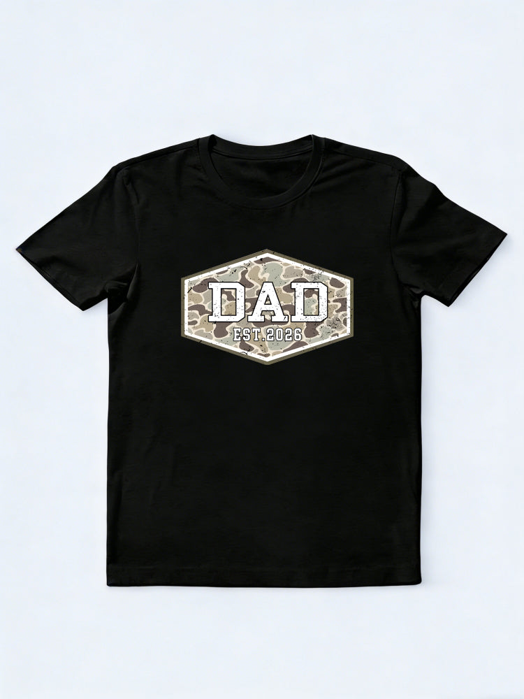 Camo Dad Father‘s Day Gift T-Shirt