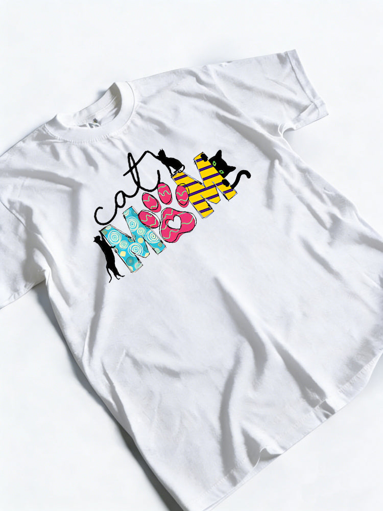 Cat Mom Happy Mother's Day T-Shirt