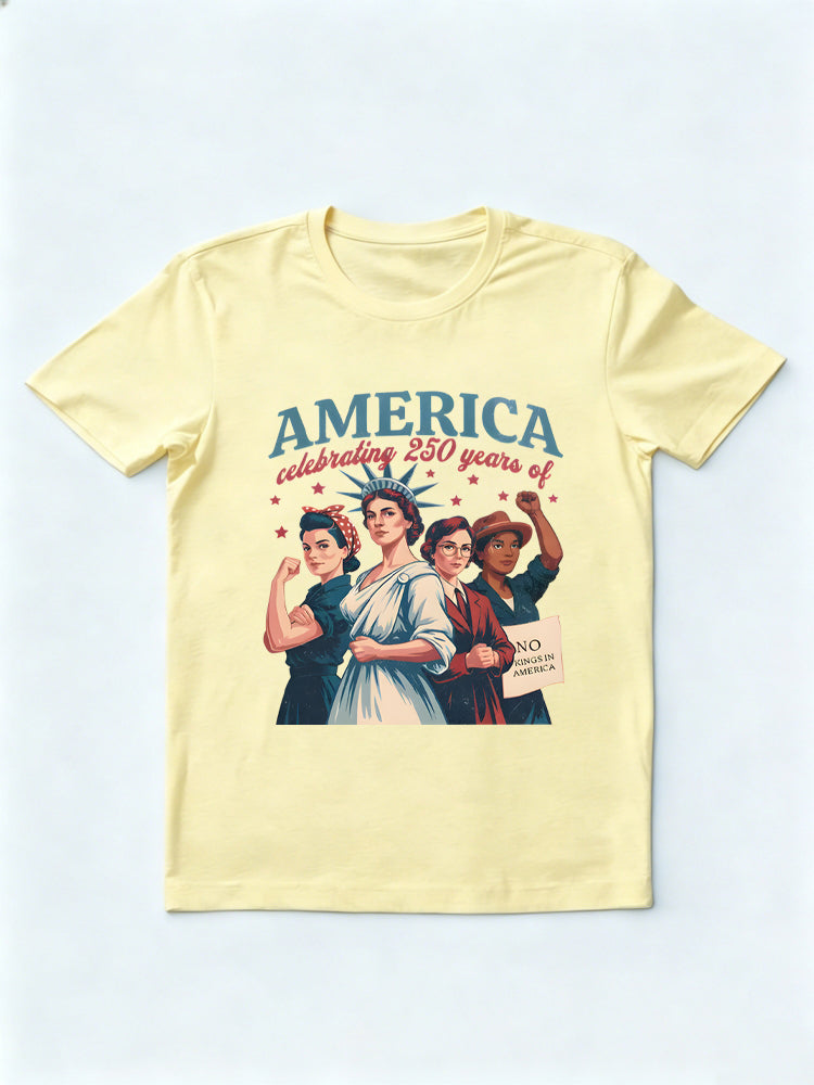 Celebrating 250 Years of America 4th of July Gift T-shirt