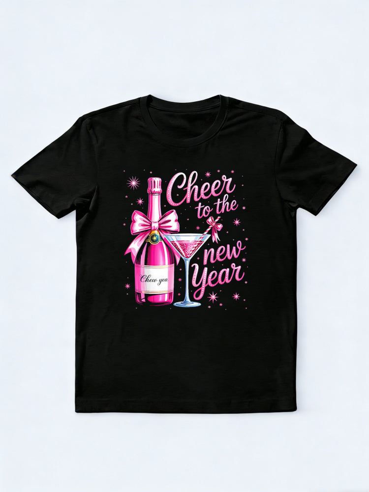 Cheer to The New Year Happy New Year Gift T-Shirt