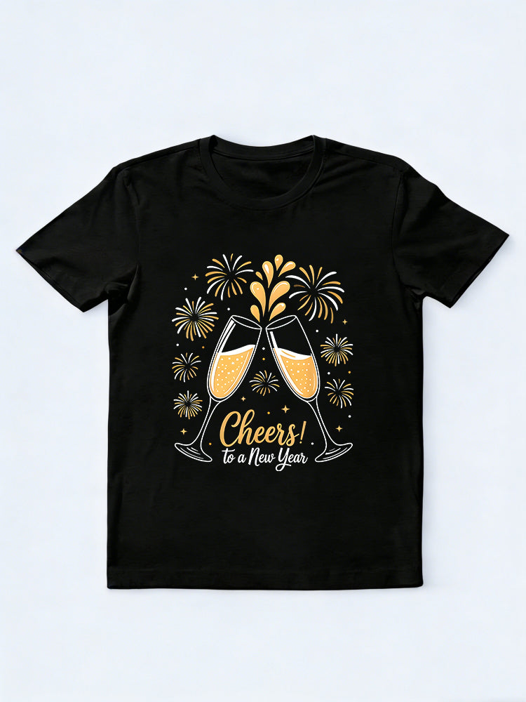 Cheers to A New Year Eve Party Countdown Happy New Year Gift T-Shirt