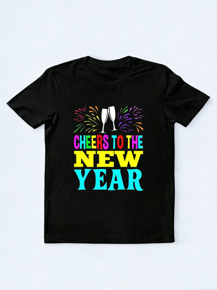 Cheers to the New Year Happy New Year Gift T-Shirt