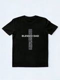 Christian Blessed Dad Cross Father's Day T-Shirt