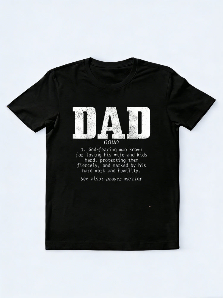 Christian Dad Religious Faith Bible Verse Happy Father‘s Day Gift T-Shirt