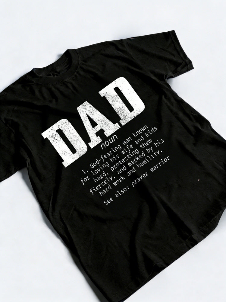 Christian Dad Religious Faith Bible Verse Happy Father‘s Day Gift T-Shirt