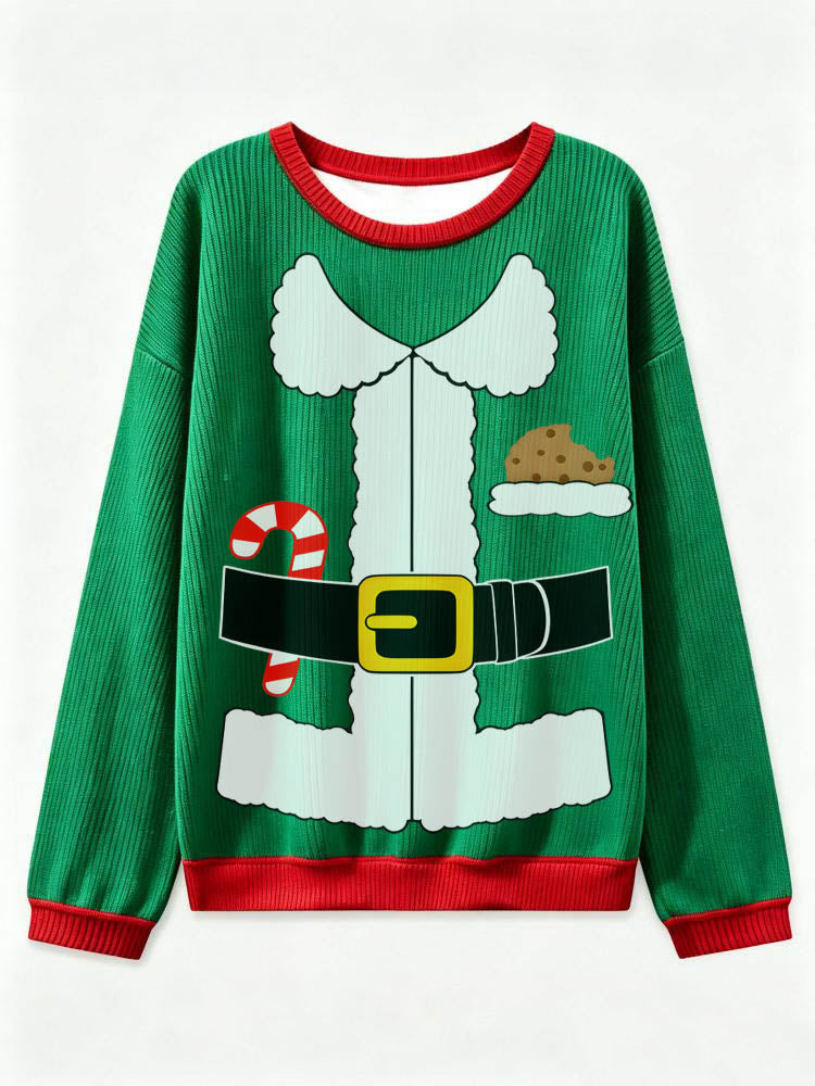 Christmas Santa Claus Suit Ugly Sweater