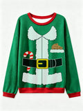 Christmas Santa Claus Suit Ugly Sweater