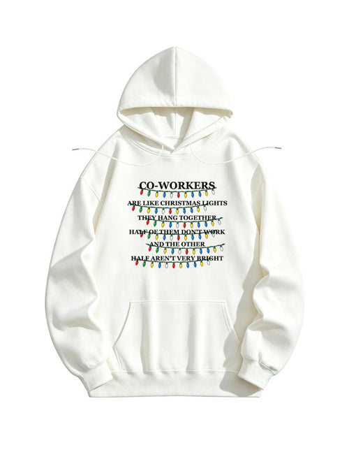 Co Workers Are Like Christmas Lights Christmas Seasom Vibe Hoodie