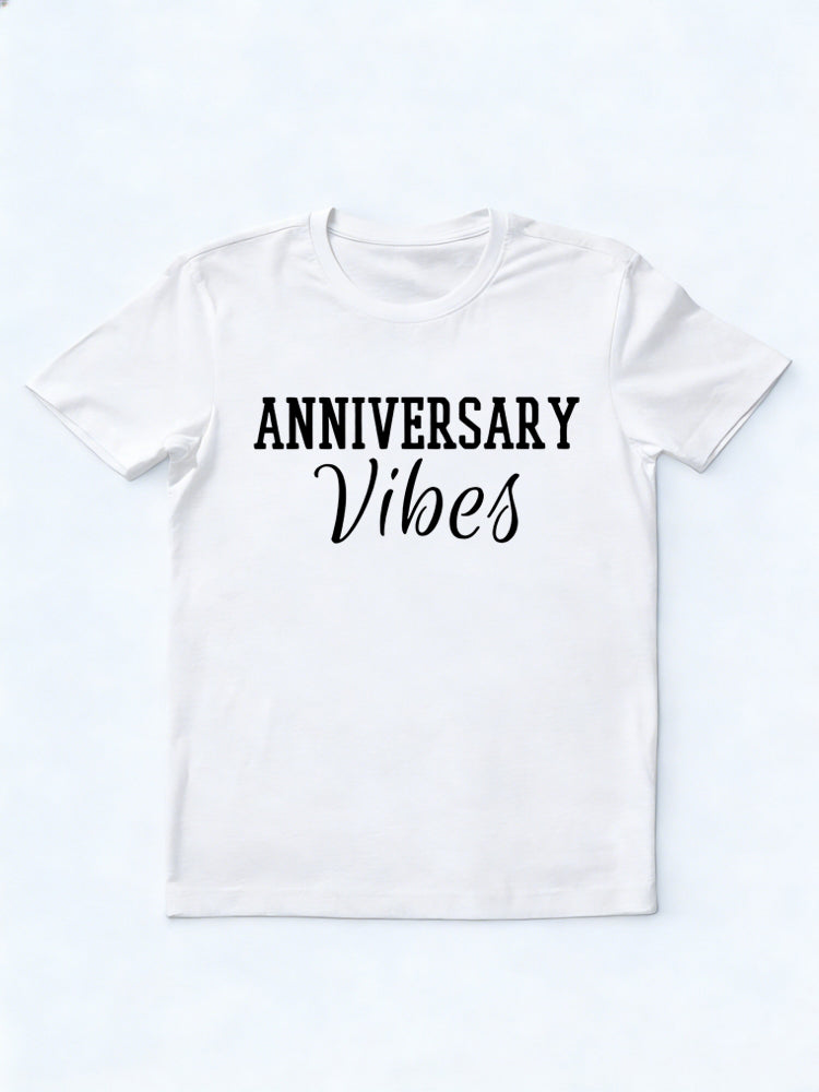 Couple Anniversary Vibes Wedding Anniversary Shirt