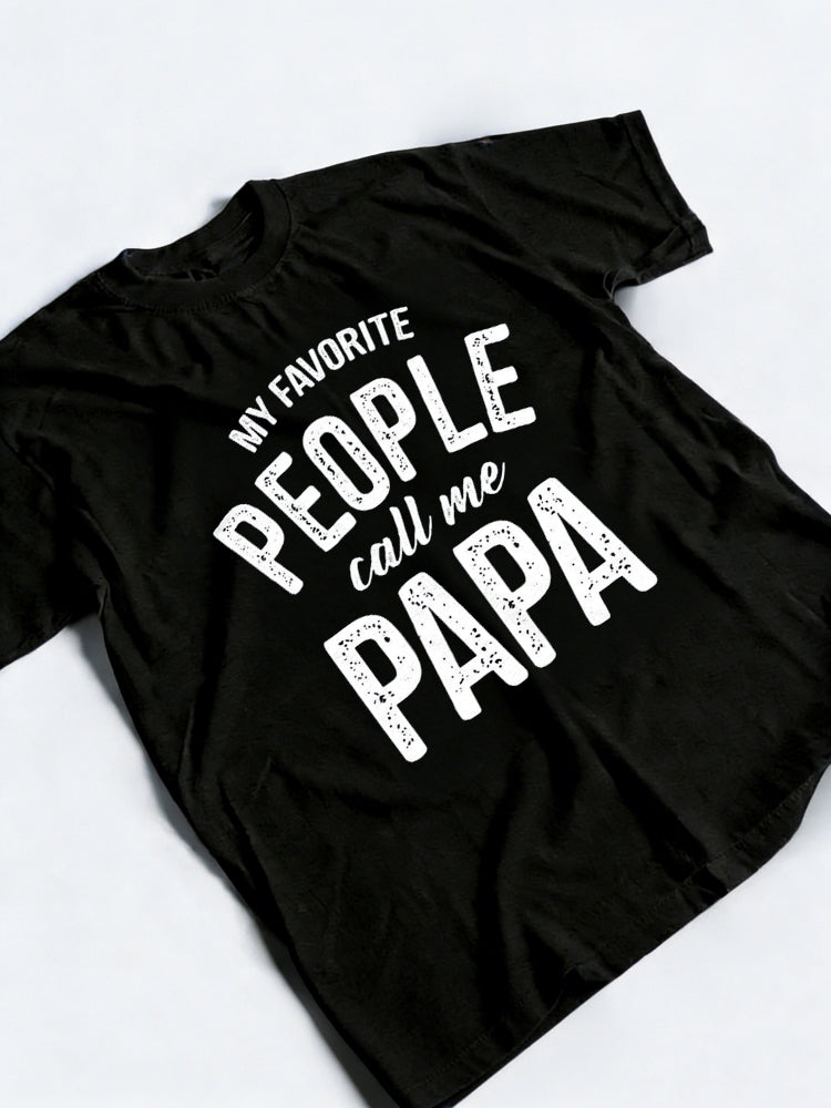 People Call Me Papa Family Love Fathers Day T-Shirt