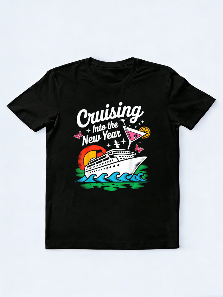 Cruising Into 2026 New Years Eve New Year Gift T-Shirt