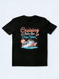 Cruising Into New Years Eve Party Countdown Happy New Year Gift T-Shirt