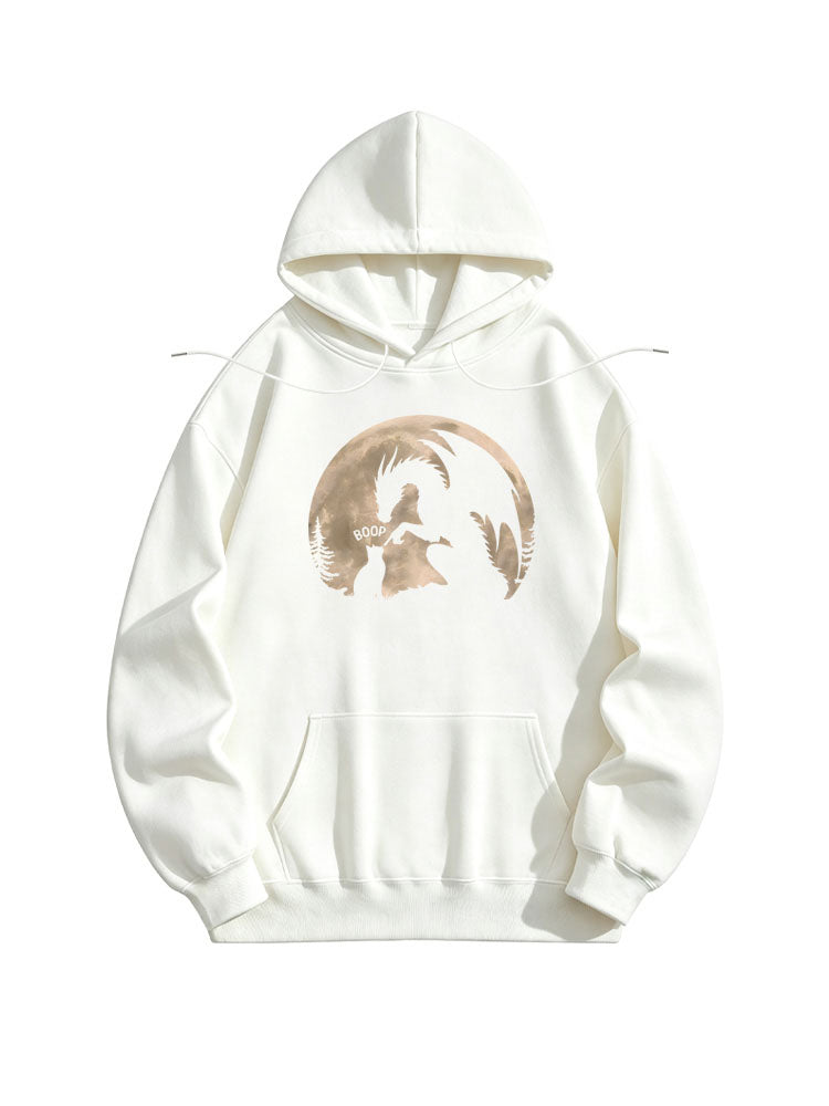 Cute Cat Dragon BOOP Halloween Spooky Season Vibe Hoodie