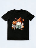 Cute Ghost Reading Book Lovers Halloween Gift T-Shirt