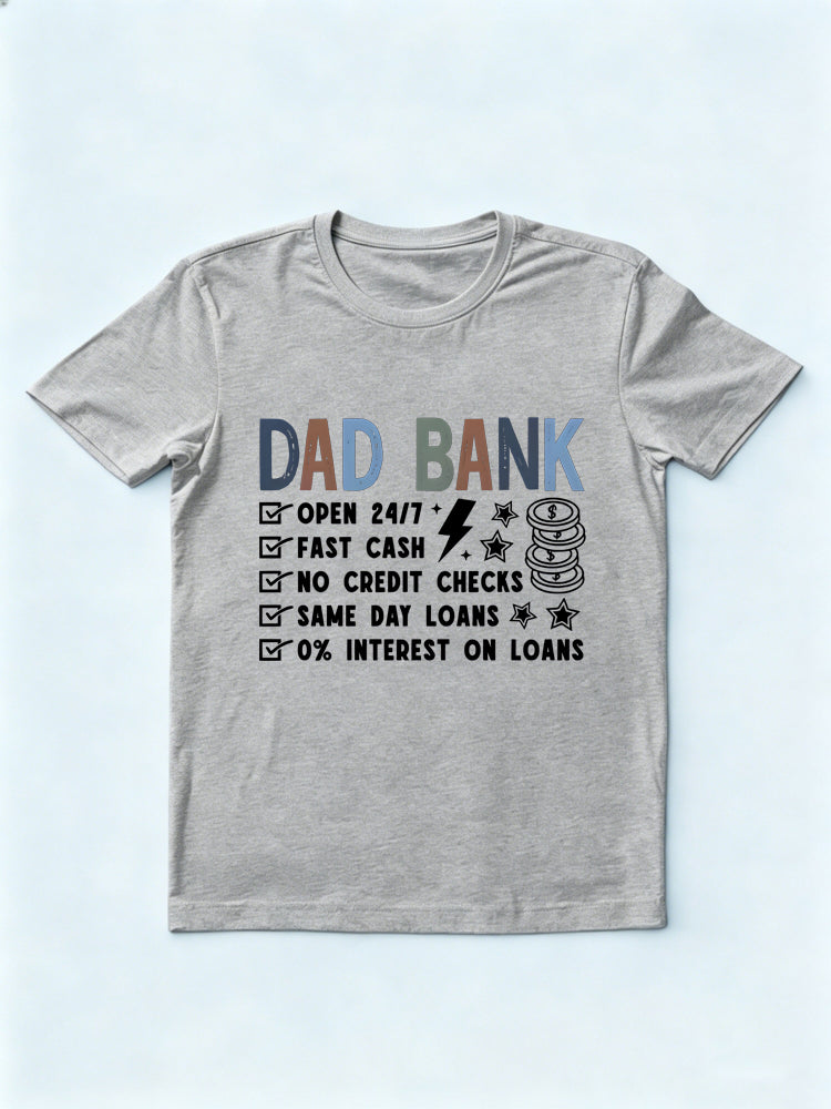 Dad Bank Father's Day Gift T-shirt