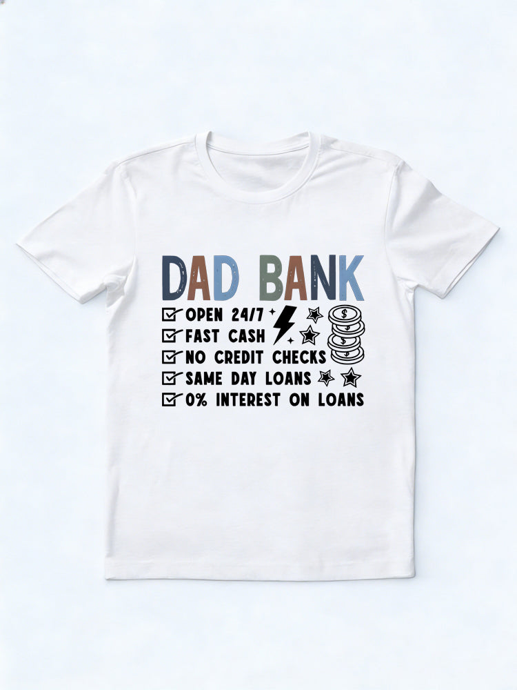 Dad Bank Father's Day Gift T-shirt