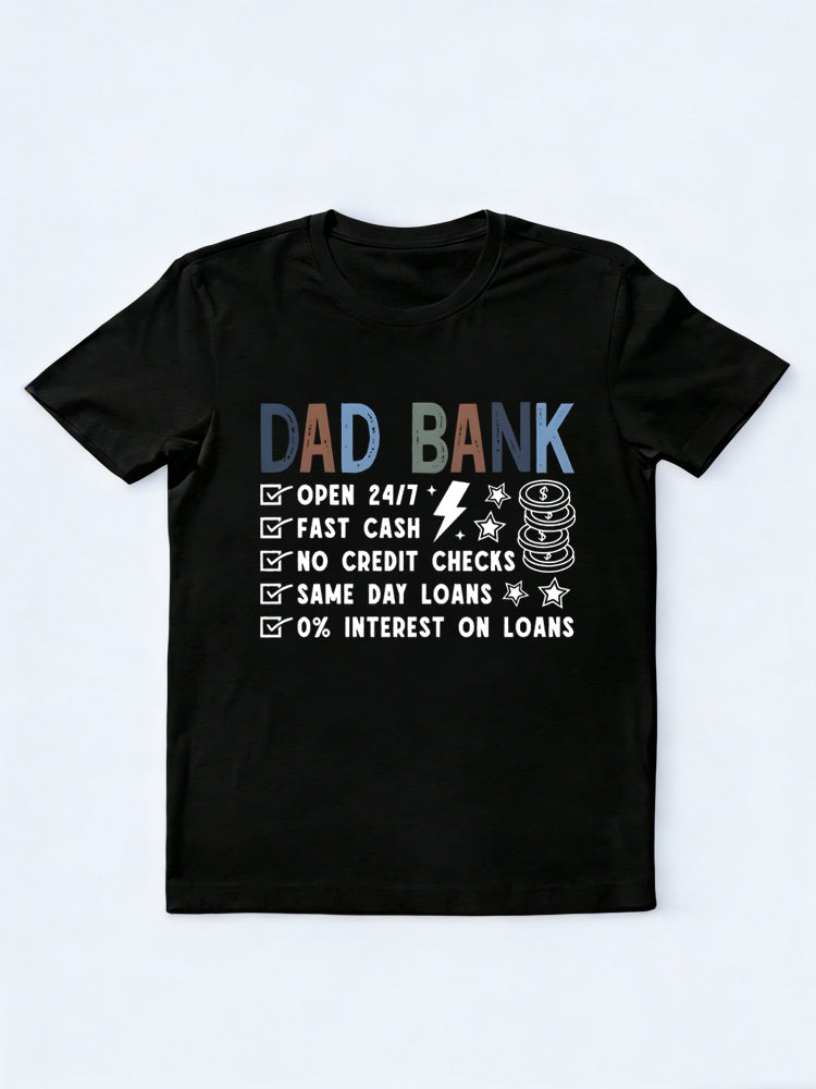 Dad Bank Father's Day Gift T-shirt