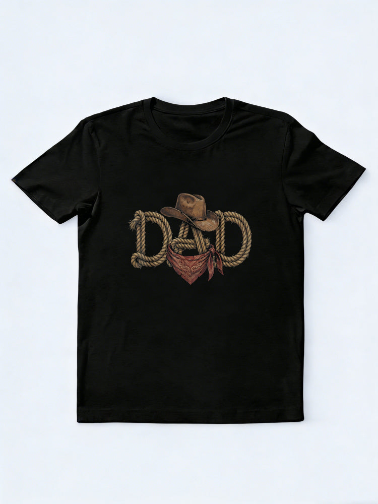 Dad Cowboy Western Rodeo Father's Day T-Shirt