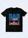 Dad Founder of America 4th of July Gift T-shirt