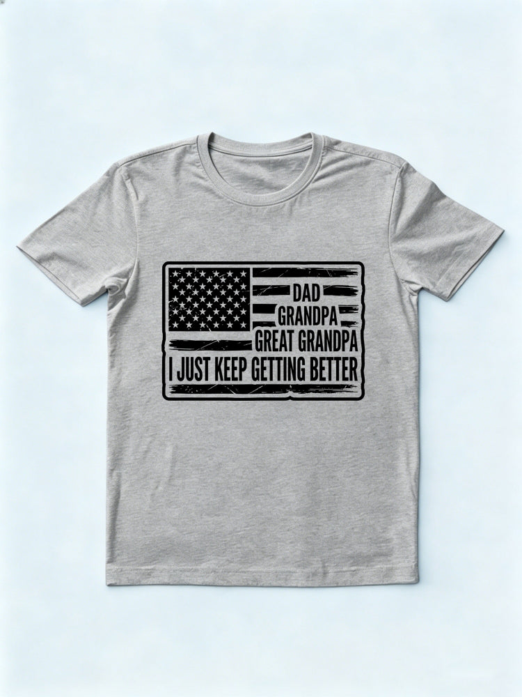 Dad Grandpa Great Grandpa Father's Day Gift T-shirt