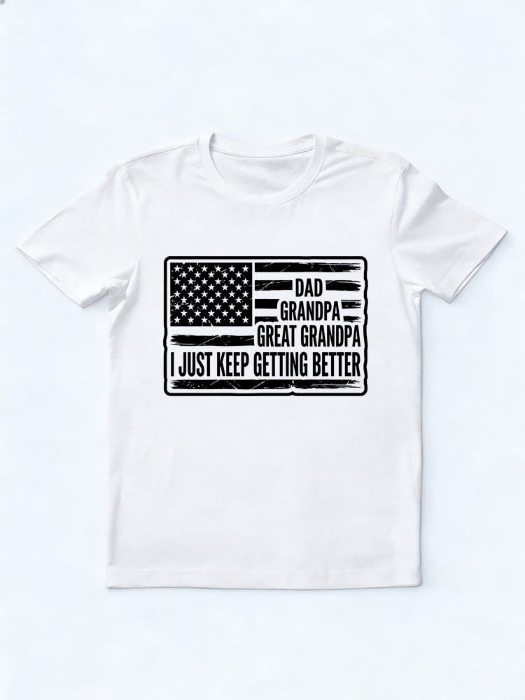 Dad Grandpa Great Grandpa Father's Day Gift T-shirt