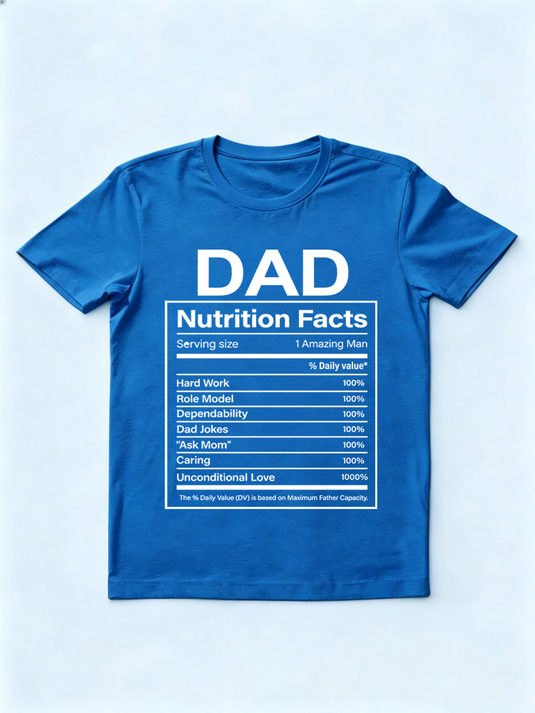Dad Nutrition Gift T-shirt