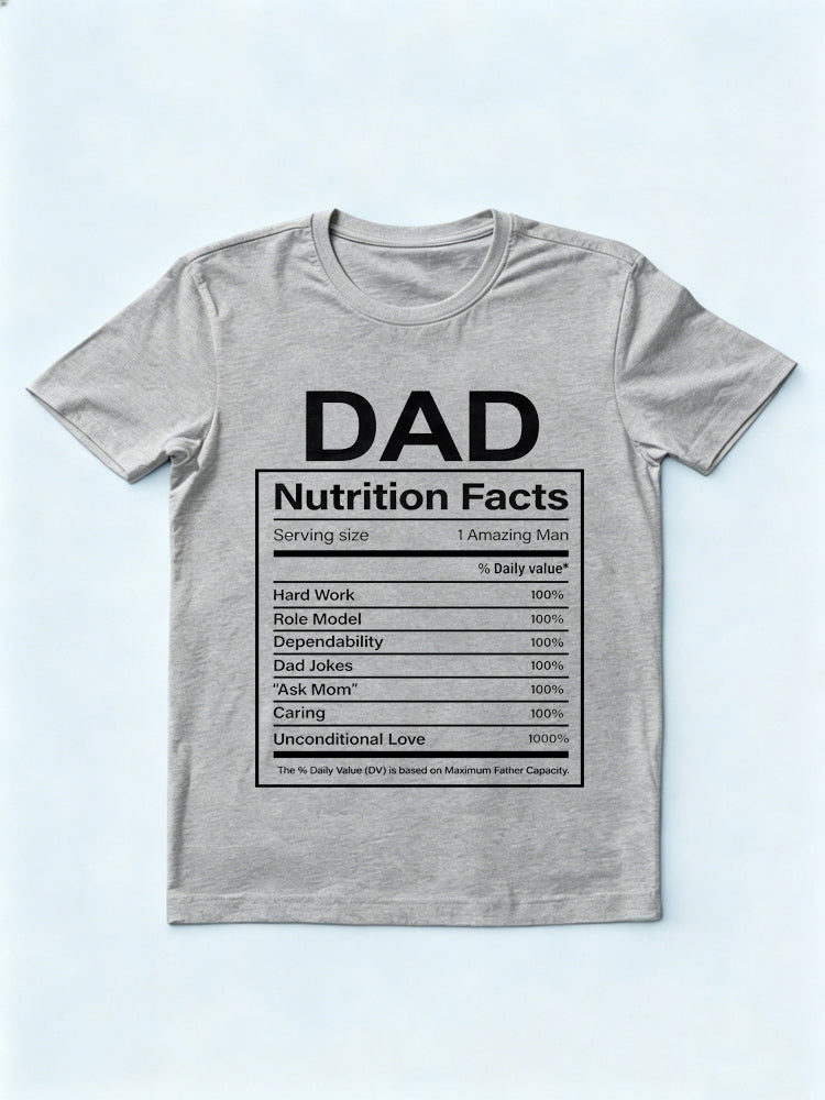 Dad Nutrition Gift T-shirt