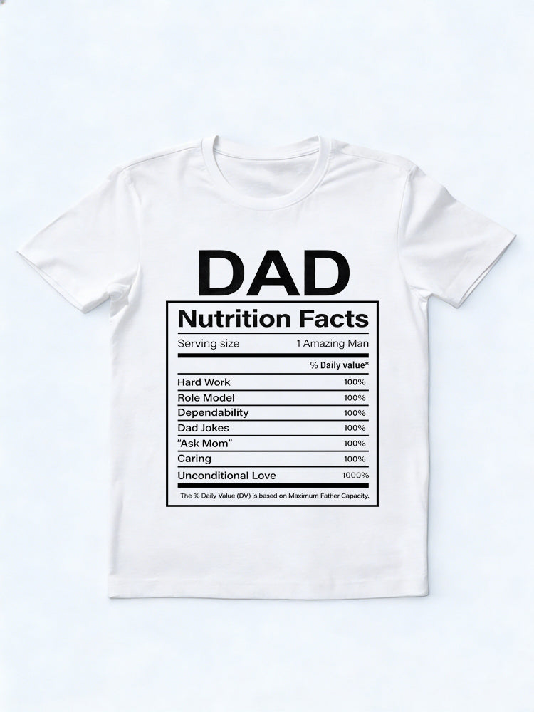 Dad Nutrition Gift T-shirt