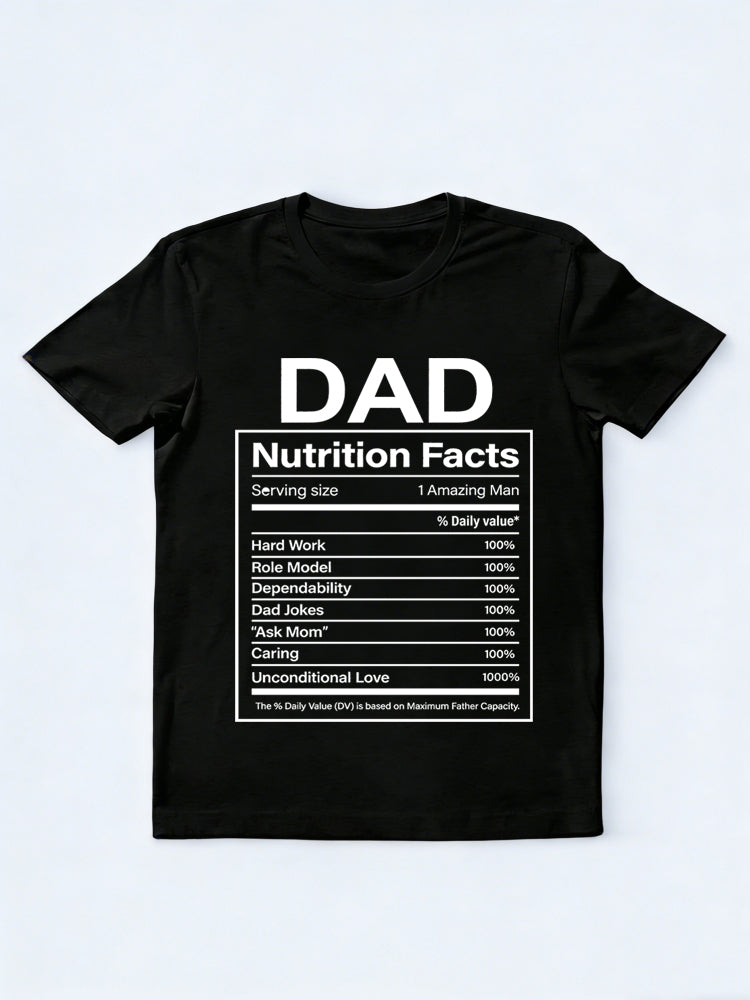 Dad Nutrition Gift T-shirt