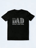 The Protector Hero Legend American Flag Dad Father's Day T-Shirt