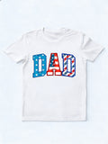 Dad USA American Flag Freedom Happy Gift T-Shirt