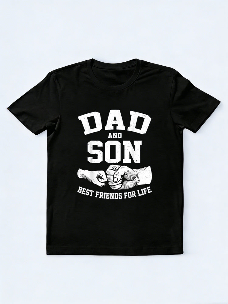 Dad and Son Best Friends for Life Father's Day T-Shirt