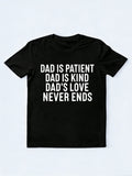 Dad‘s Love Never Ends Gift T-shirt