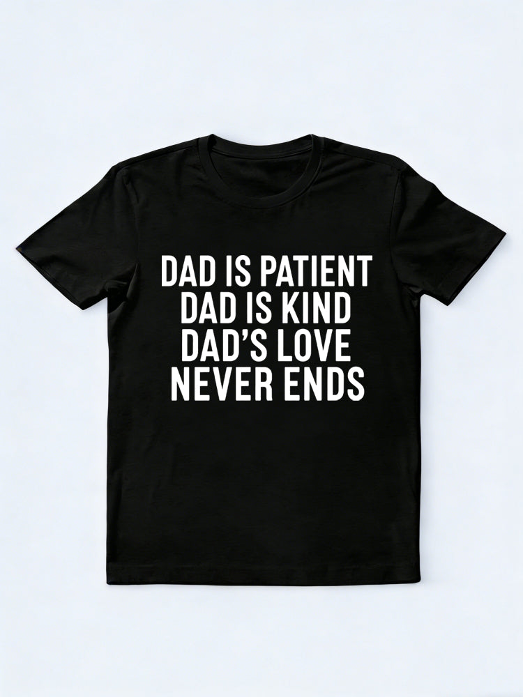 Dad‘s Love Never Ends Gift T-shirt