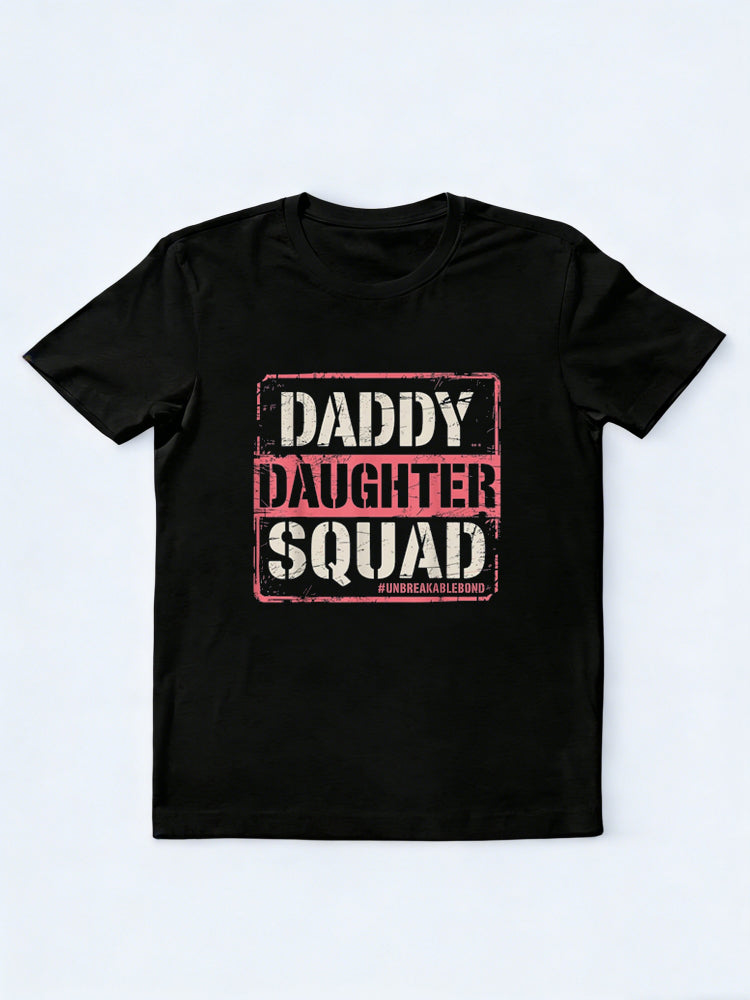 Daddy Daughter Squad Fathers Day T-Shirt