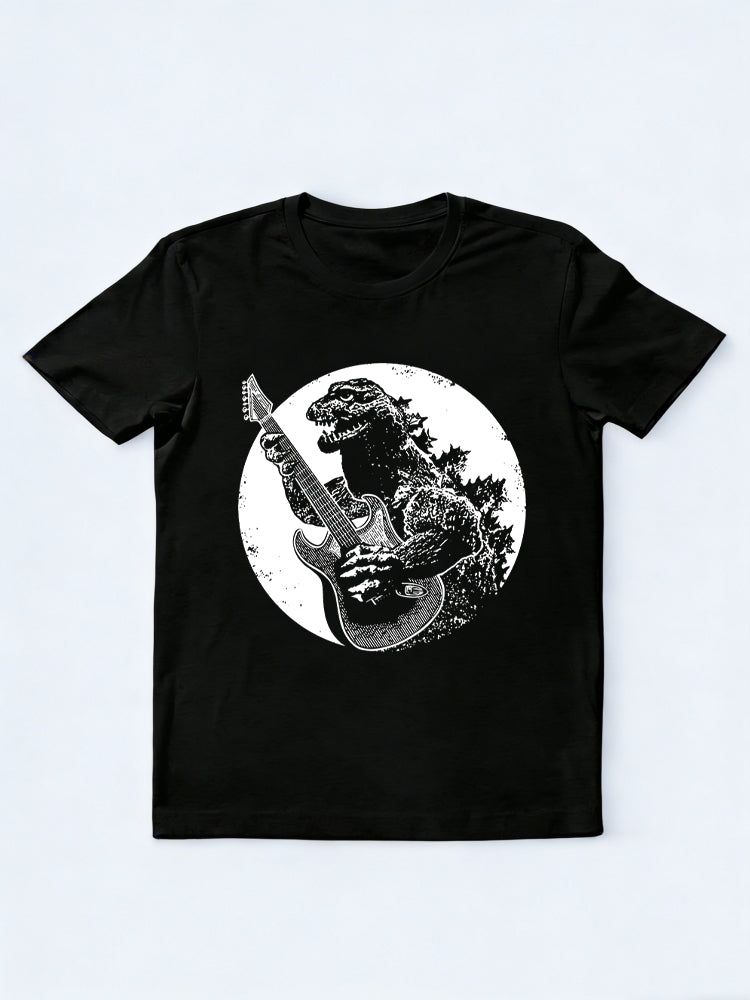Dinosaur Guitar Music Lover Family& Friend Birthday Gift T-shirt