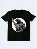 Dinosaur Guitar Music Lover Family& Friend Birthday Gift T-shirt