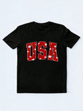 Distressed USA Stars Retro Fourth of July Gift T-shirt