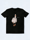 Duck You Graphic Print Gift T-Shirt