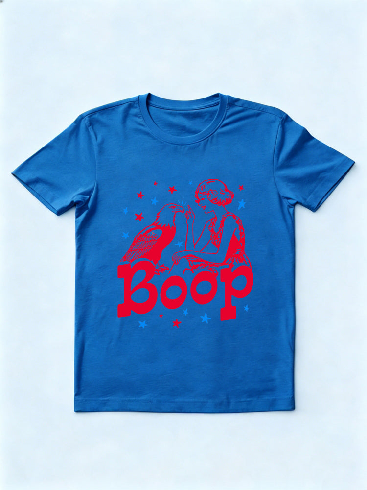 Eagle Boop Patriotic 4th of July Gift T-shirt