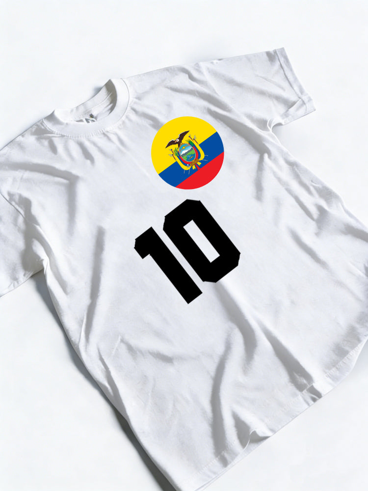 Ecuador 10 Worldcup 2026 Champion MVP Player T-shirt