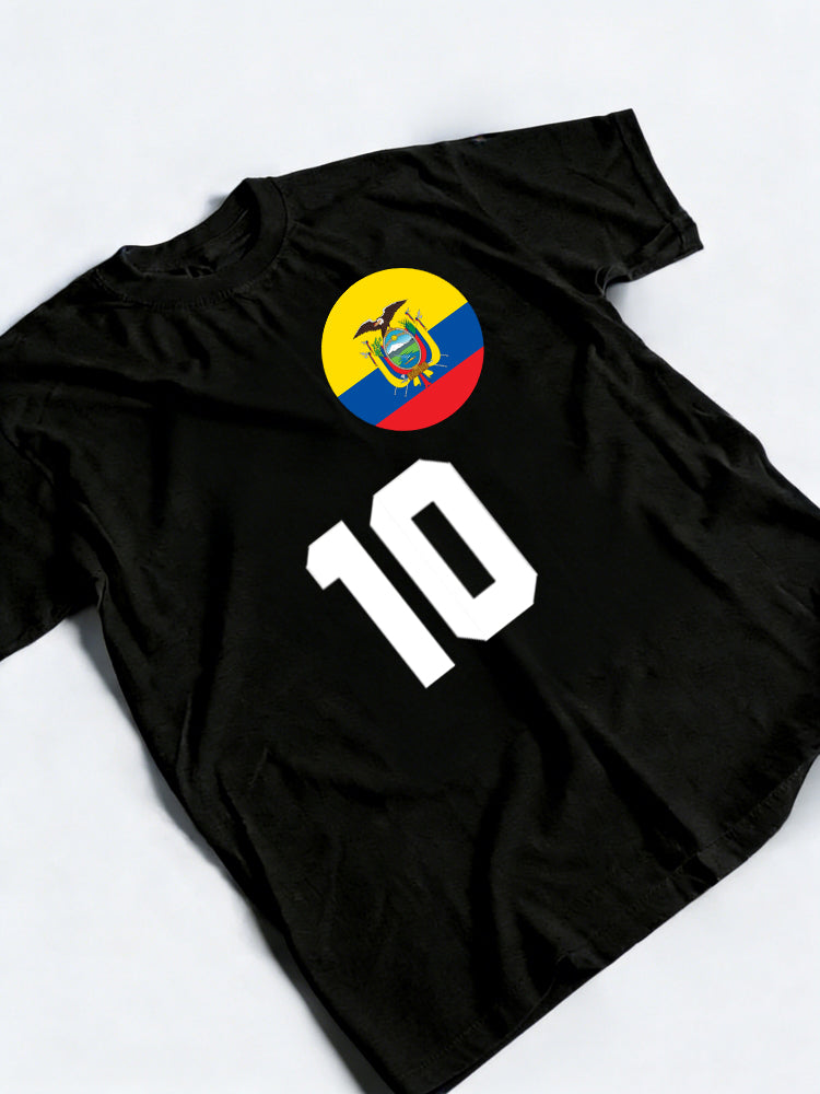 Ecuador 10 Worldcup 2026 Champion MVP Player T-shirt
