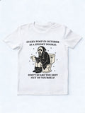 Every Poop In October Is A Spooky Dookie Spooky Season Halloween Vibe T-shirt