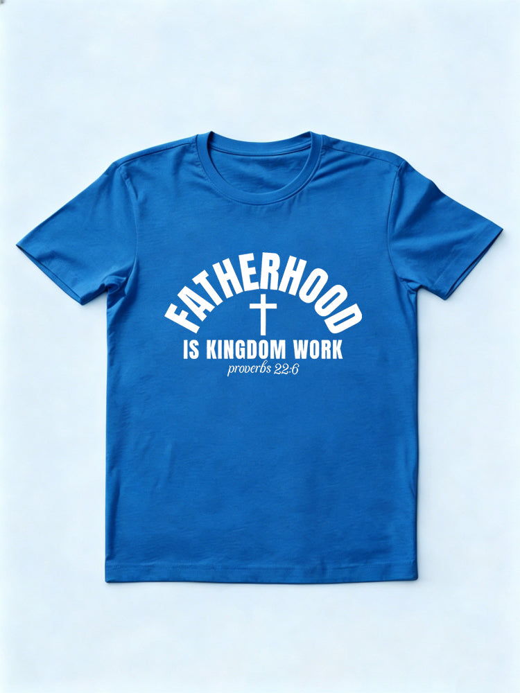Fatherhood Christian Dad Gift T-shirt