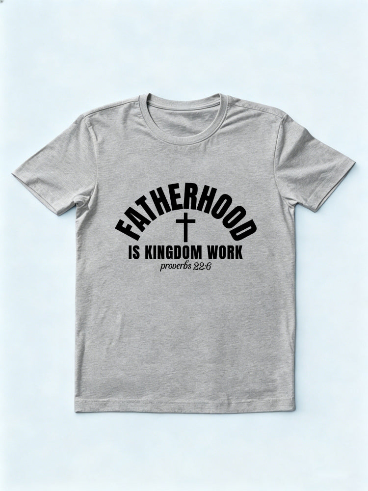 Fatherhood Christian Dad Gift T-shirt