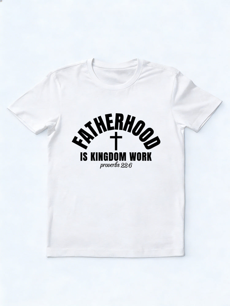 Fatherhood Christian Dad Gift T-shirt