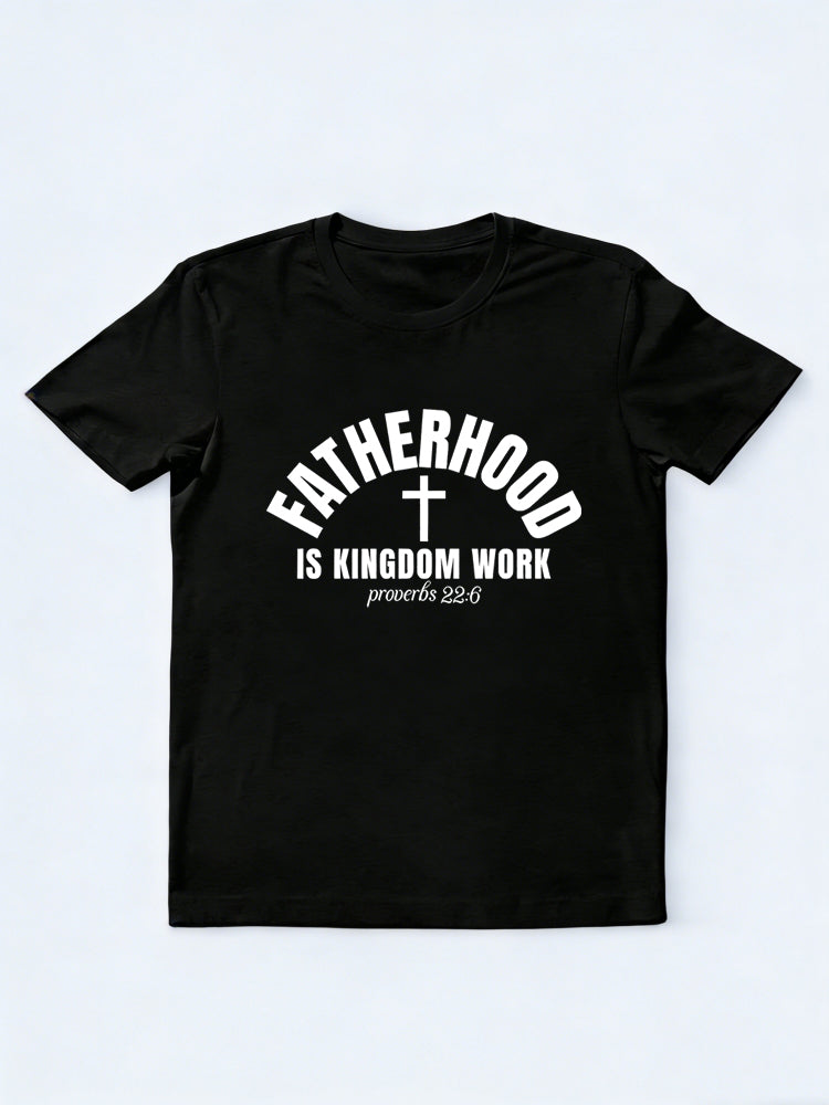 Fatherhood Christian Dad Gift T-shirt