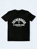 Fatherhood Christian Dad Gift T-shirt