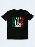 El Papa Mas Chingon Funny Mexican Dad Spanish Fathers Day T-Shirt